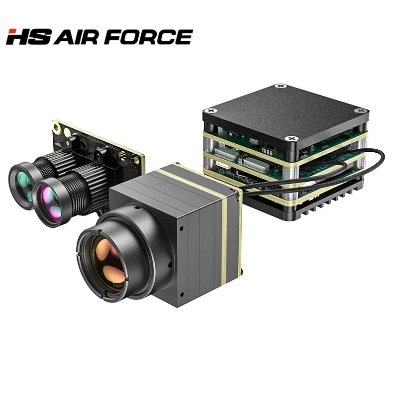 

HS Airforce Al VisionCube DT Racing FPV AI Camera Locking Tracking System Drone Thermal Dual Cameras Target Guidance Module Kit