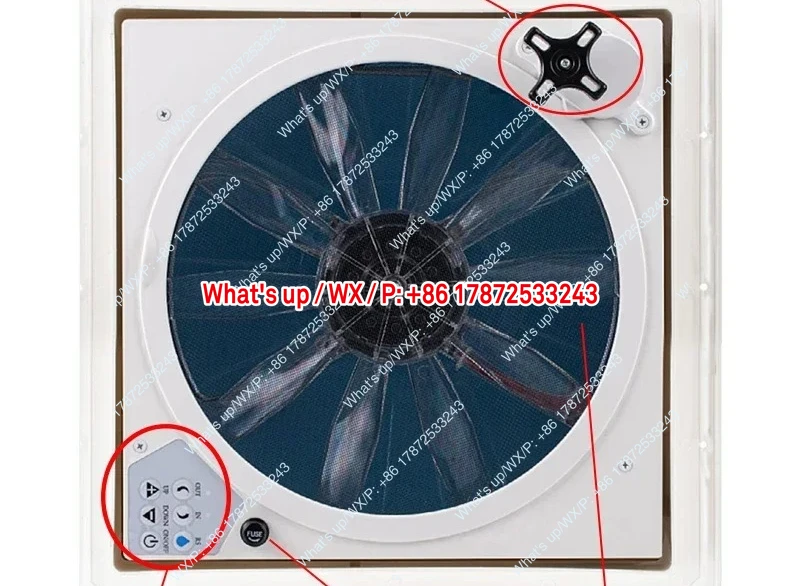RV ventilation fan car mounted 12V top bidirectional remote control rain sensing silent high-power sunroof