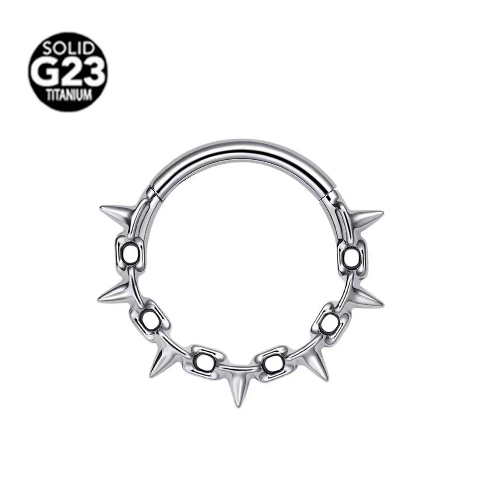 G23 Titanium Bee Septum Nose Ring Piercing