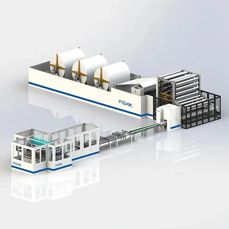 YG Automatically Kitchen Paper Napkin Toilet Paper Rewinding Embossing Machine High Efficiency For Sale