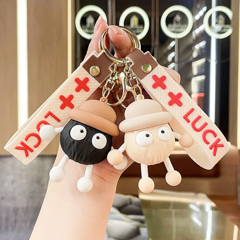 

Minso Keychains, key chains, high-end couple bags, creative female dolls, cute car pendants, decorations, figurines