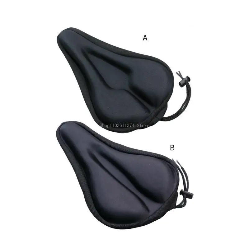 

Bikes Saddle Cover Gel Padded Bikes Saddle Cover Comfortable Exercise Bikes Saddle Cushions Cover for Cycling Bikes