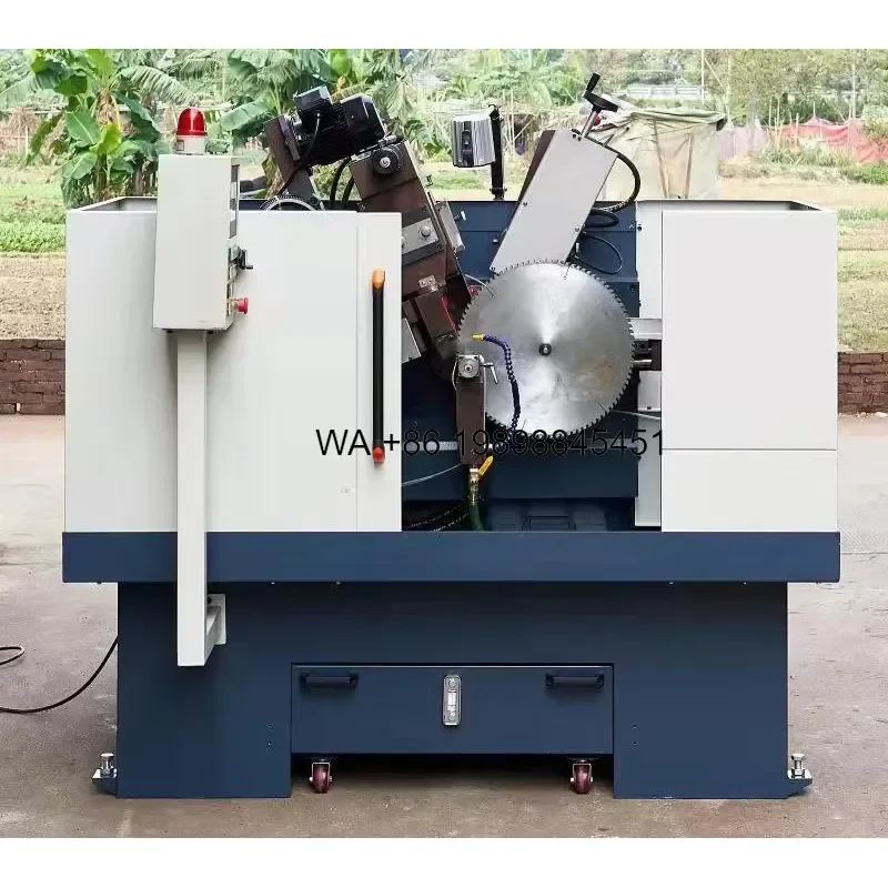 Wmwmnu for Fully CNC High Productivity TCT Solid Bar Circular Saw Blade Sharpening with Engine and Gear