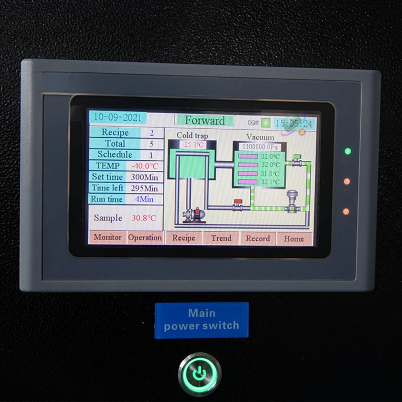 HFD-4 New Design Mini Size 0.4 Square Meter Freeze Dryer Vacuum Household Freezing Drying Machine