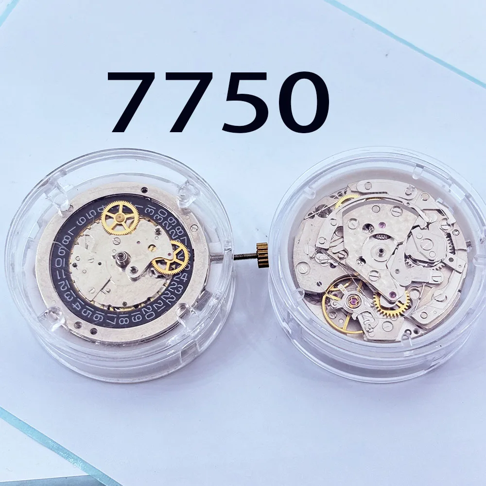 Watch Accessories China Dandong Movement 7750 Movement Broken Movement NO Movement 1pc Black and White Calendar Randomly Shipped