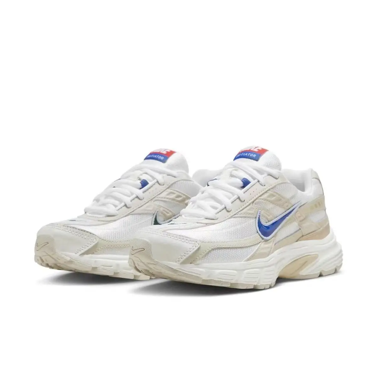 Nike Initiator Comfortable and Durable Low-Top Casual Commuting Running Shoes for Women, Off-White HQ1183-141