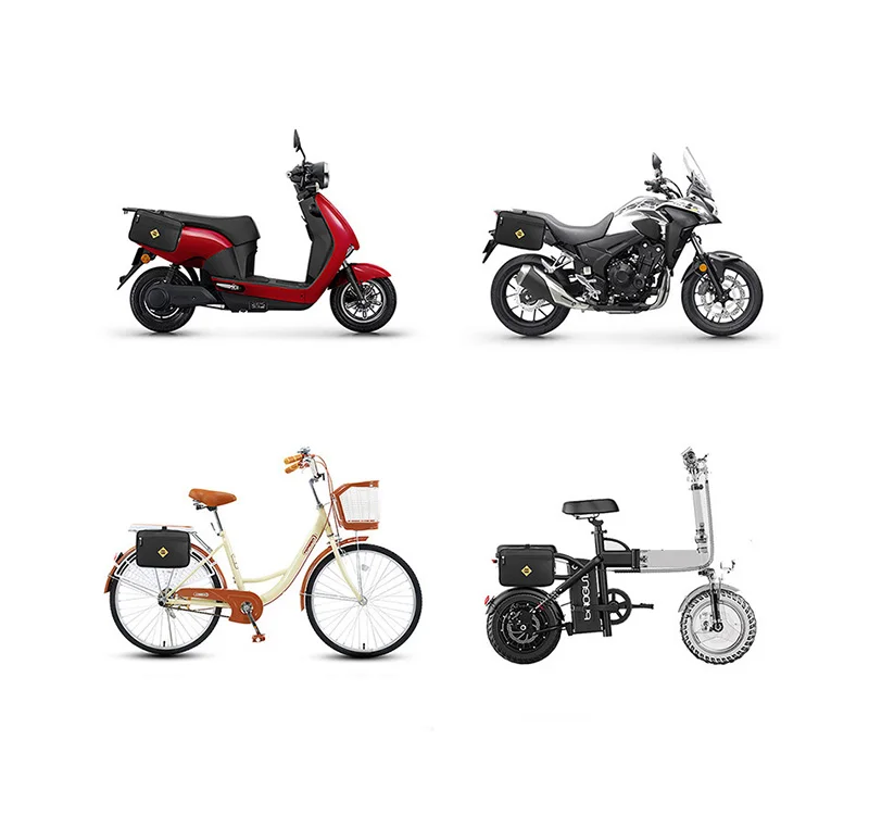 방수 자전거 뒷좌석 가방 오토바이 사이드 백 패니어 사이클링 수하물 보관 케이스 숄더 핸드백