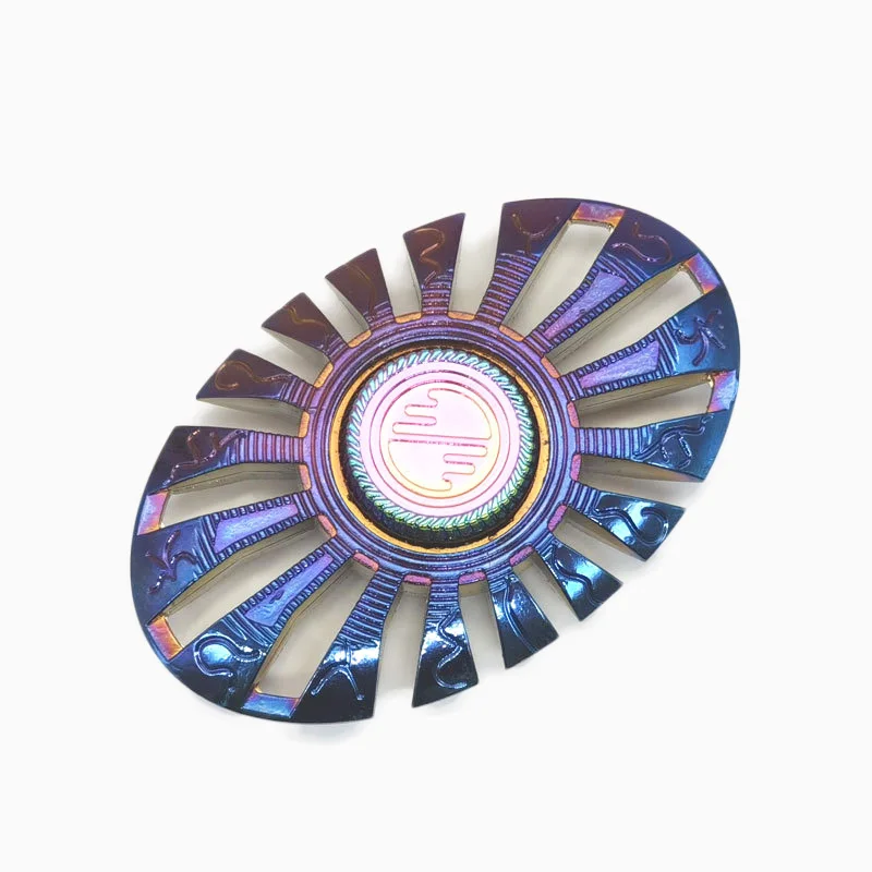 Kreatywny EDC latająca ryba Gyro palec palec Gyro metalowe kolorowe zabawki dekompresyjne Fidget Spinner zabawki biurowe prezenty