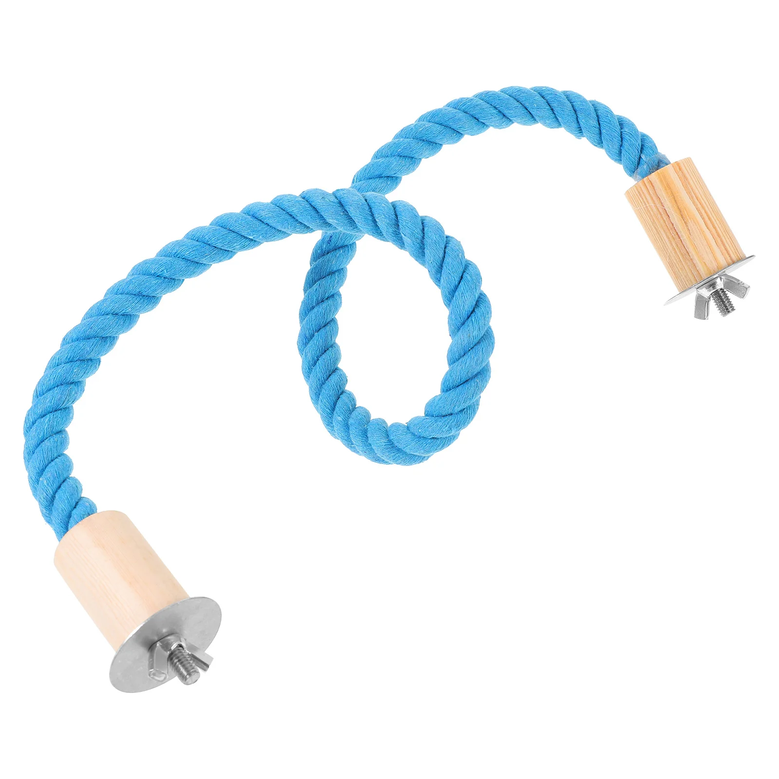 

Sturdy Bird Rope Perch Hanging Stand for Parrot Cage Natural Materials Grinding Exercise Swing for Active Pet Birds