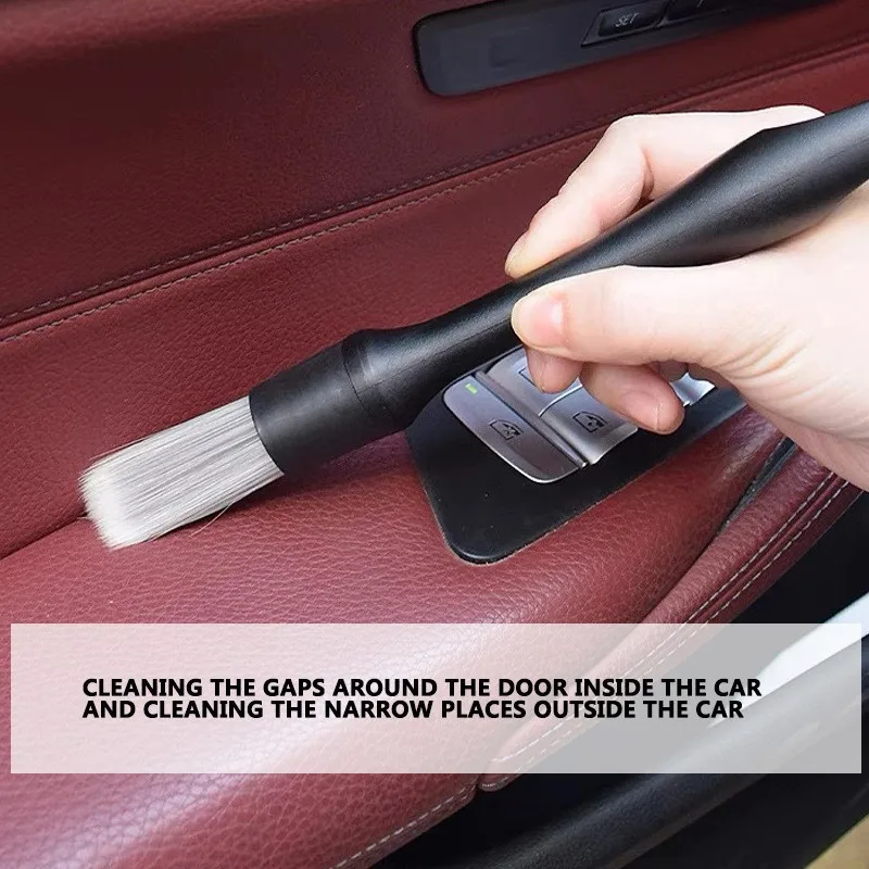 4/5-teiliges Detailbürsten-Set für die Reinigung von Fahrzeuginnenräumen, Fugenbürsten, ultra-weiche Reinigungsbürste für Autos, Werkzeug für die Fahrzeugpflege und Autowäsche – Detail 6