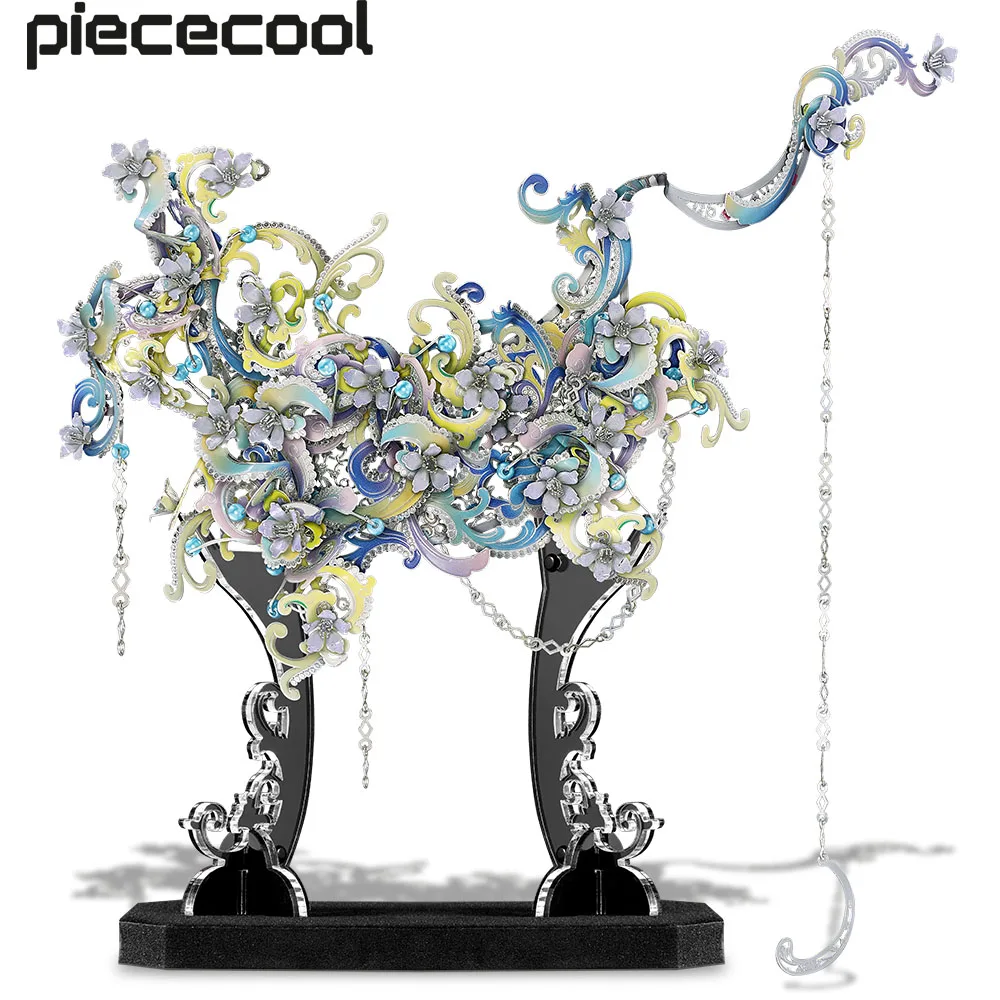 Piececool 3D Metal Puzzles Love Teardrop Model Building Kits DIY Set Brain Teaser Toys Home Decoration