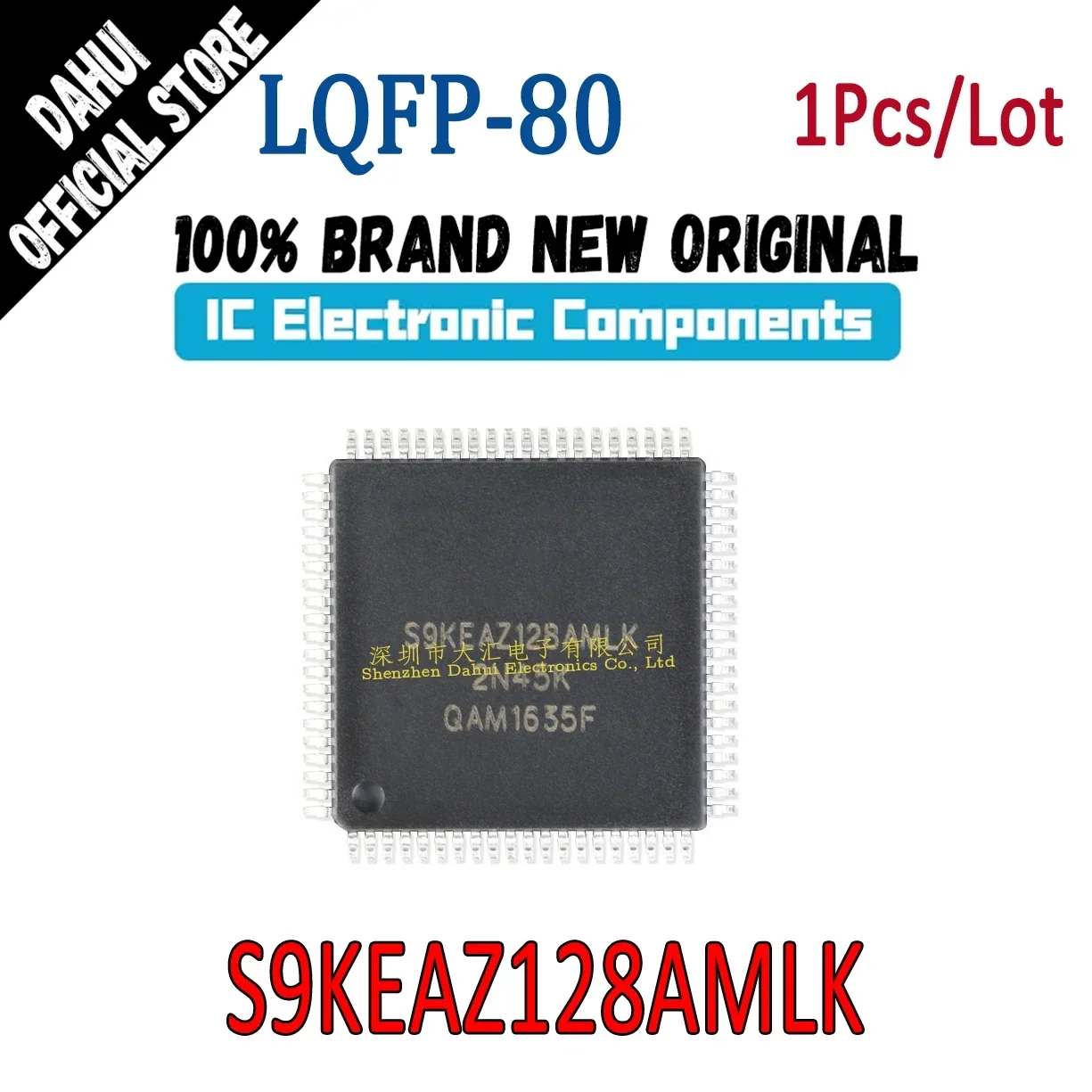 

S9KEAZ128AMLK LQFP-80 48MHz 16KB 32-bit microcontroller chip IC Brand New Original In Stock