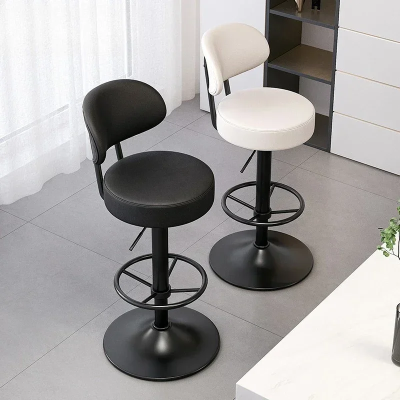 New Bar chair Modern simple high stool Home front desk chair Lifting high bar stool Checkout page bar chair