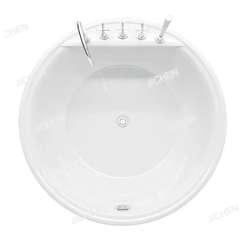 

HS Bowl-type large round can be equipped with cylinder faucet, the store recommends hotel household acrylic independent large