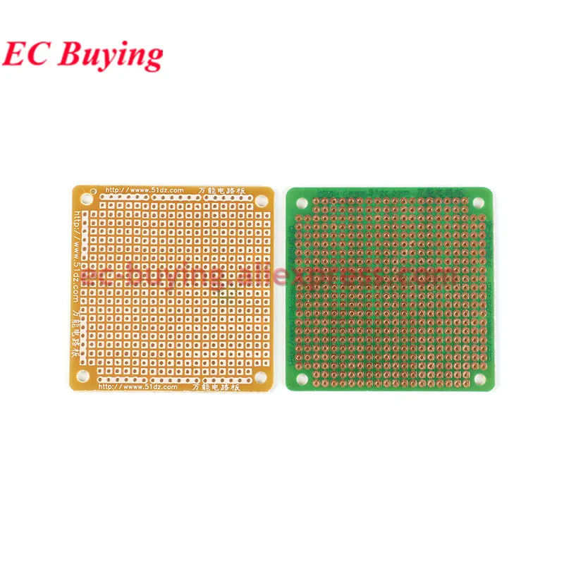 1Pc-10Pcs Single Side Prototype Universal PCB 6x6CM 7X12CM 6*6 7*12 cm Experimental Bakelite Copper Plate Circuirt Board 60x60mm