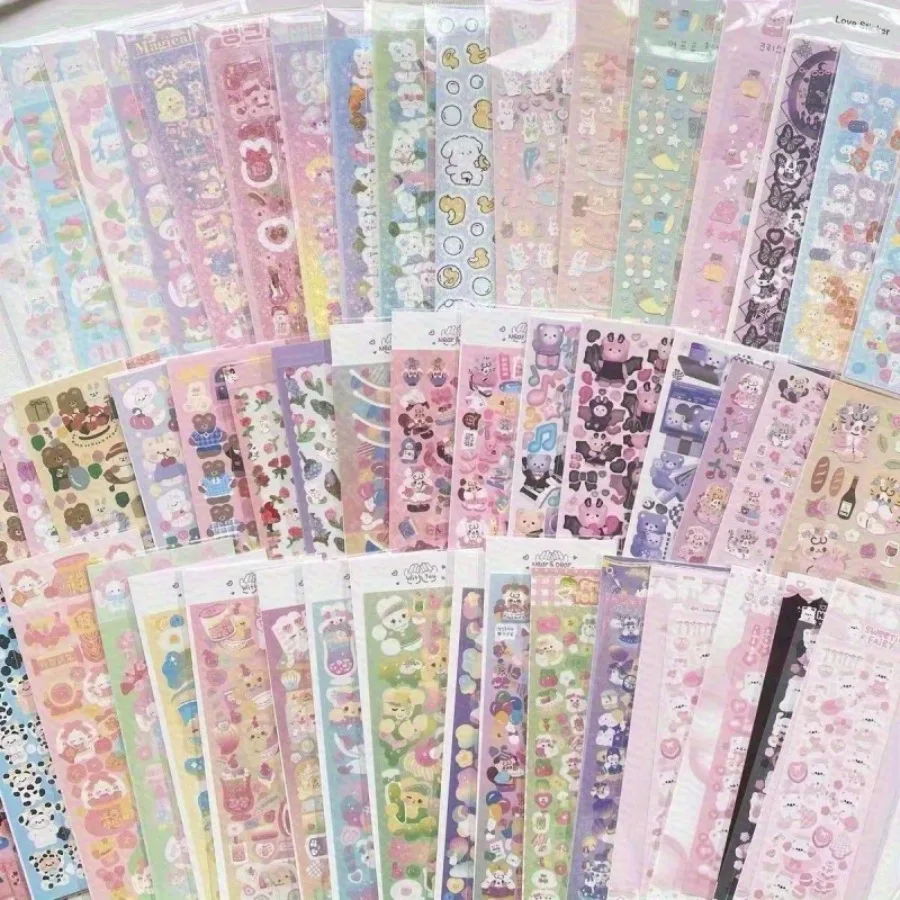 

200 уникальных голографических наклеек, милые наклейки в корейском стиле для ведения журнала своими руками, скрапбукинга и украшения