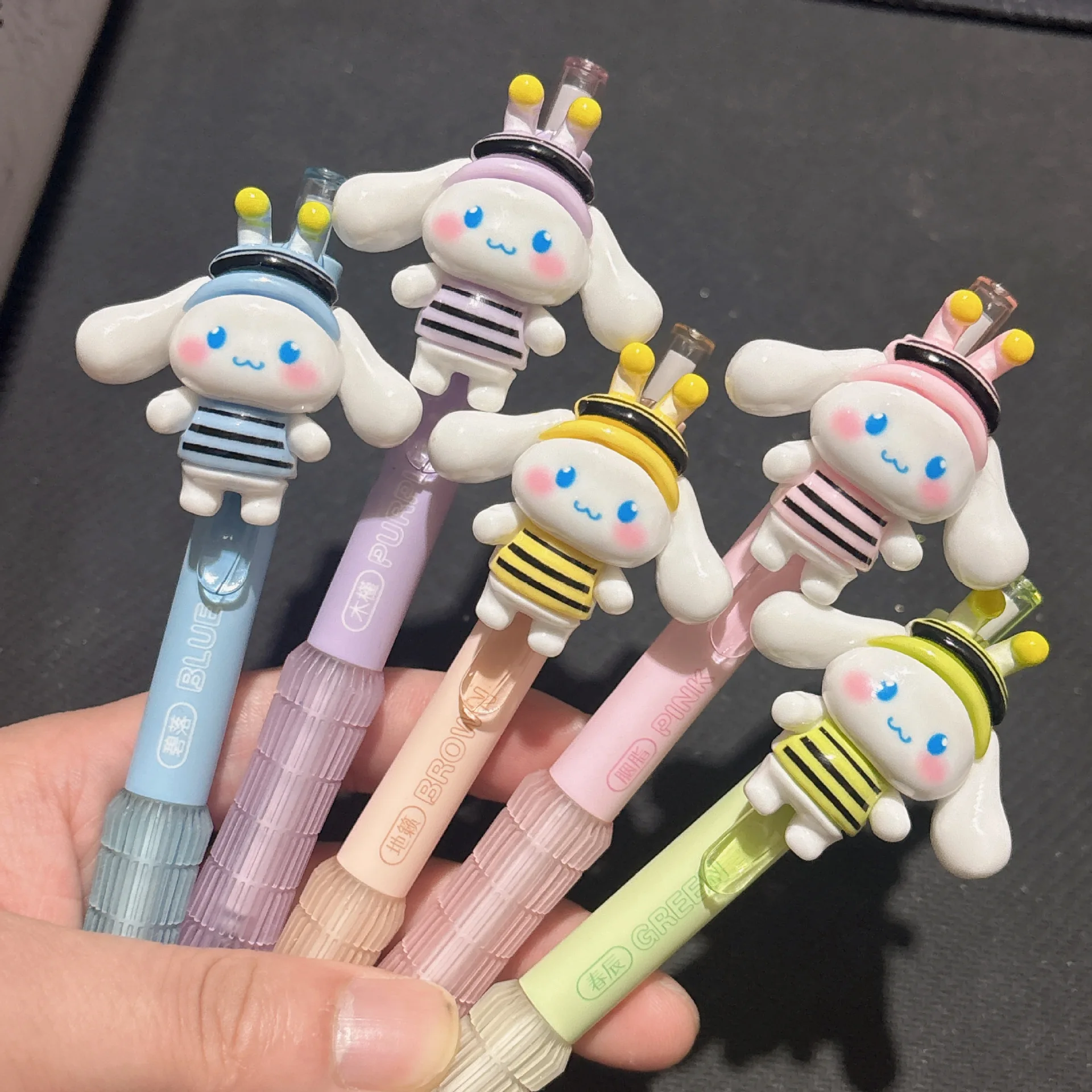 

1/5 Pcs Cinnamoroll Ballpoint pen Kawaii Stationery Study Supplies Exam Pens Handwriting Practice Pens Student Rewards 0.5mm