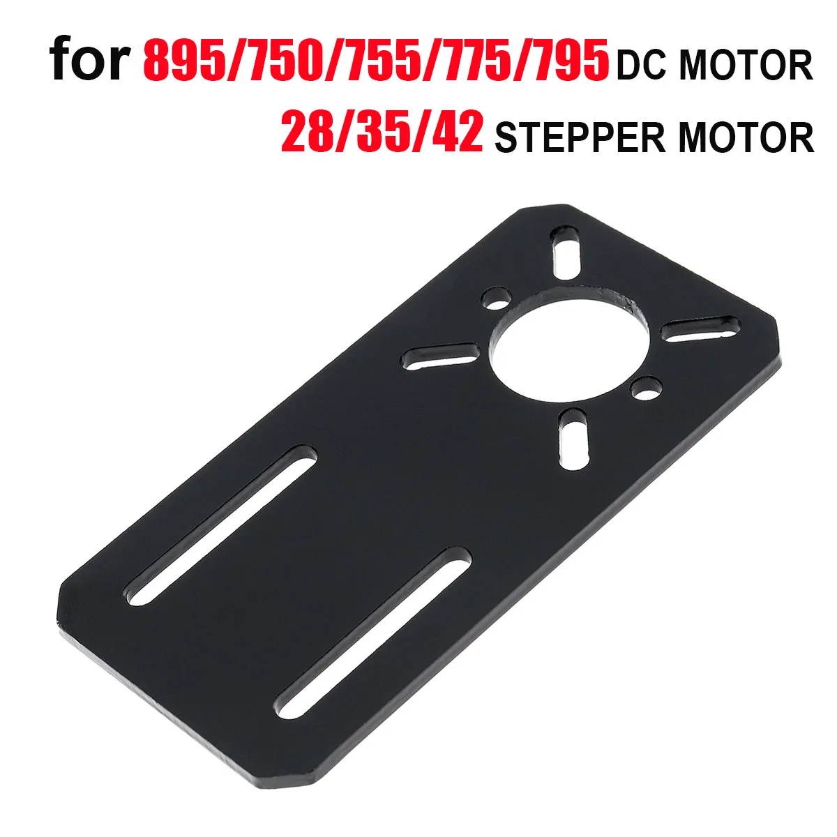 DC Motor Mount Bracket L Shaped Fixing Mounting Bracket Straight Plate Holder For 550/775/895/365 Stepper 28/35/42 Nema17/23