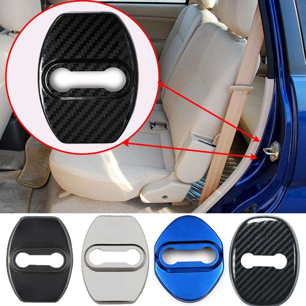 4 Stück Auto-Innentürverriegelungsschnallen für Toyota Daihatsu Motor Co. Ltd. Auto-Styling Türschlossabdeckung Schutz-Zubehör fürs Auto