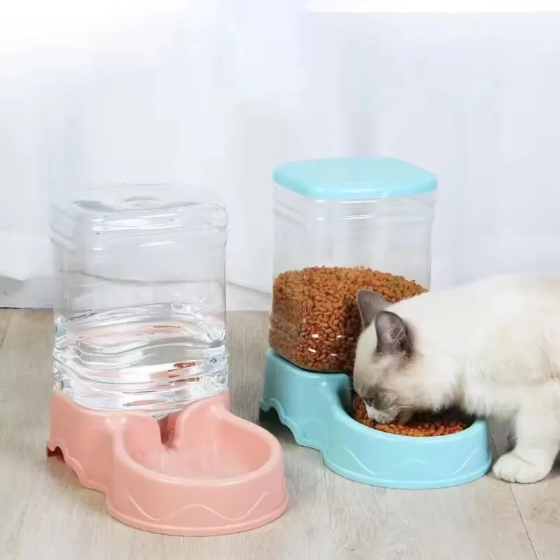 3.8L PP material Water Fountain Drink Bowl Automatic Pet Feeder Large Cat Dog Food Dispenser