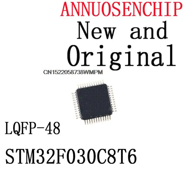 

50PCS STM32F030 LQFP-48 STM32F030C8T6