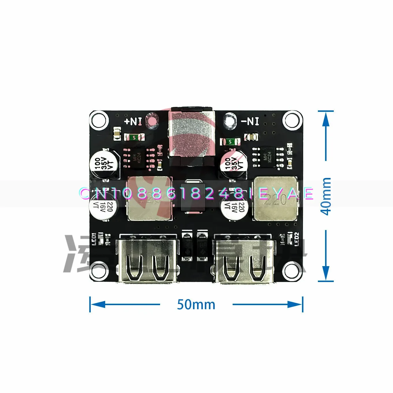 Step-down module Qc2.0 Qc3.0 Snel opladen USB-oplaadpad voor mobiele telefoons Ondersteunt Fcp