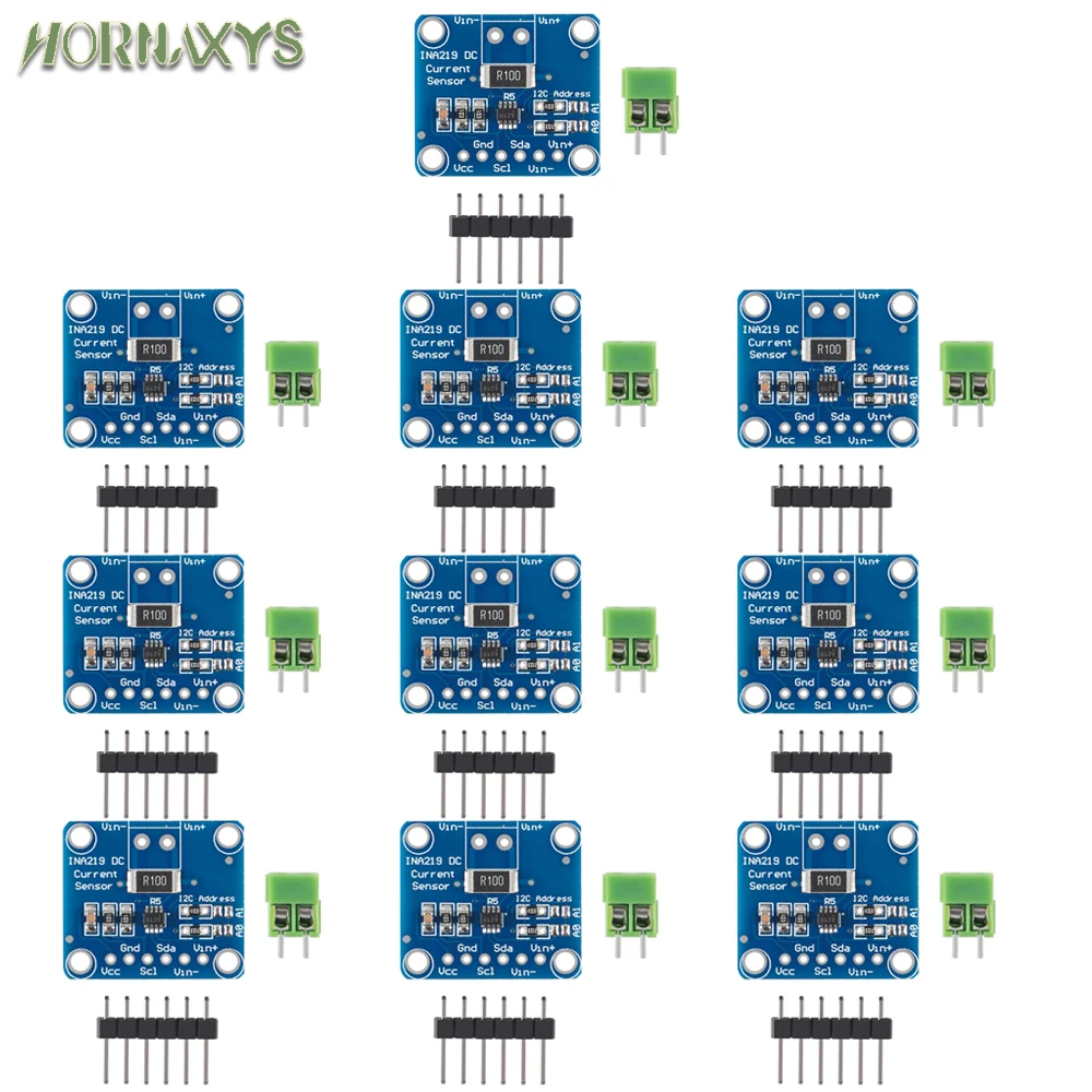 1-10 Stück MCU-219 INA219 I2C-Anschluss Driftfreier Bidirektionaler Stromversorgungsüberwachungssensor Modul MCU INA 219