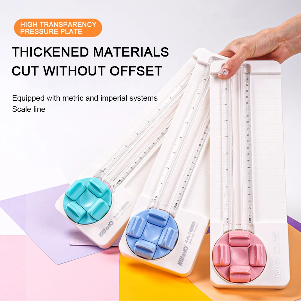 4 In 1 Craft Paper Cutter Multi-functional Hand-made Paper Cutting Tool For Home