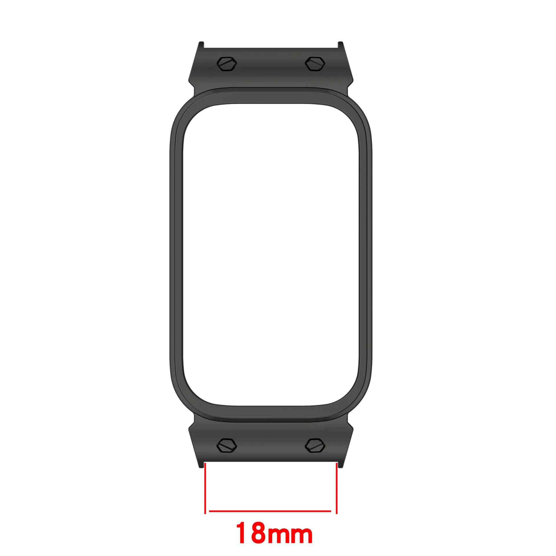 金属時計ケーススーツ Xiaomi Miband9 アクティブと Redmi 時計 Band3 保護金属フレーム