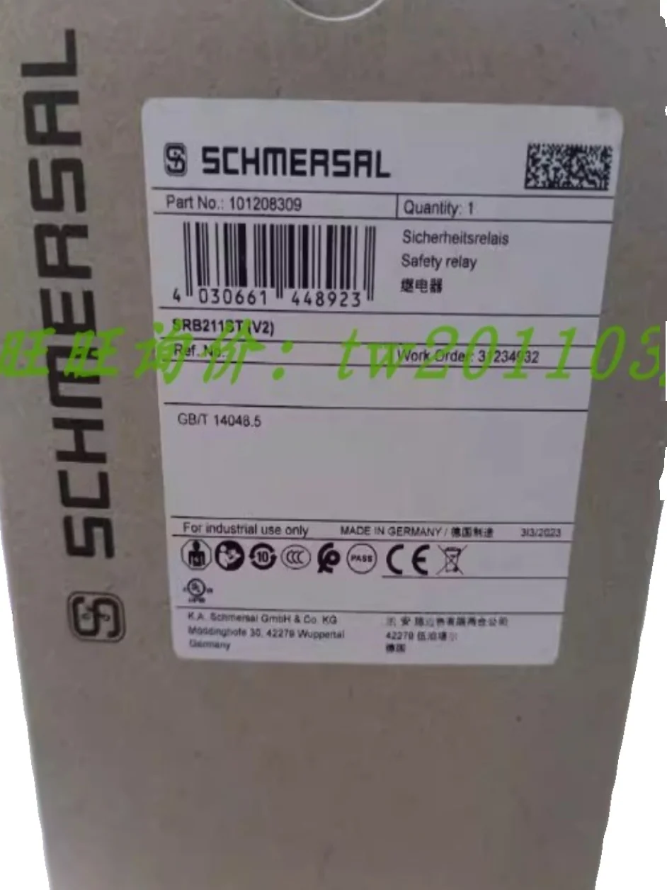 [Physical Photo] SRB211ST (V2) German Schmersal Safety Relay Bargaining