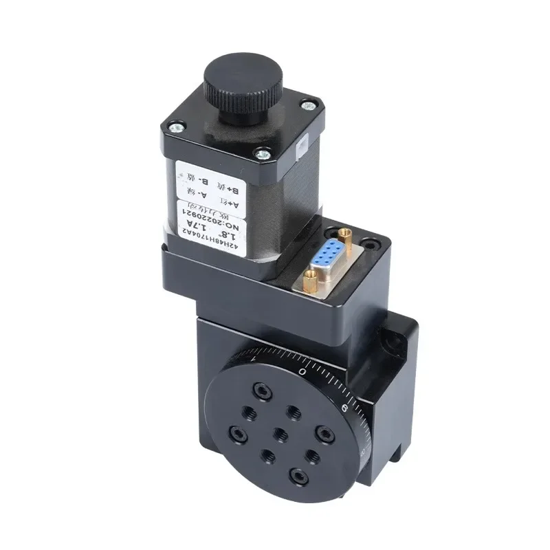 60 type electronically controlled rotary table indexing plate, hollow platform electric rotating high-precision platform