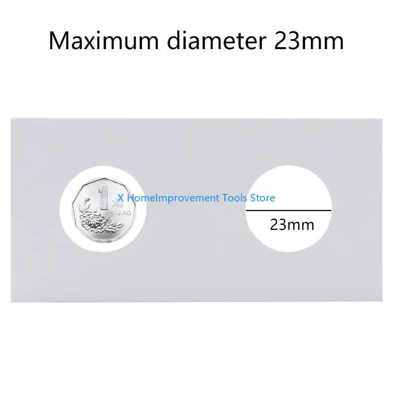 

50pcs 23mm Lighthouse Stamp Coin Holders Cover for Case Storage 2X2" New 31KA