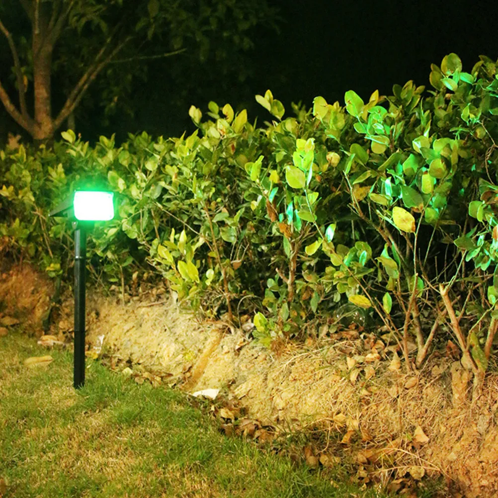 

RGB Ground Stake Lamp LED Solar Yard Light 2000mAh Battery Waterproof Garden Lawn Outdoor Lights RGB Colorful Life Decor Solar