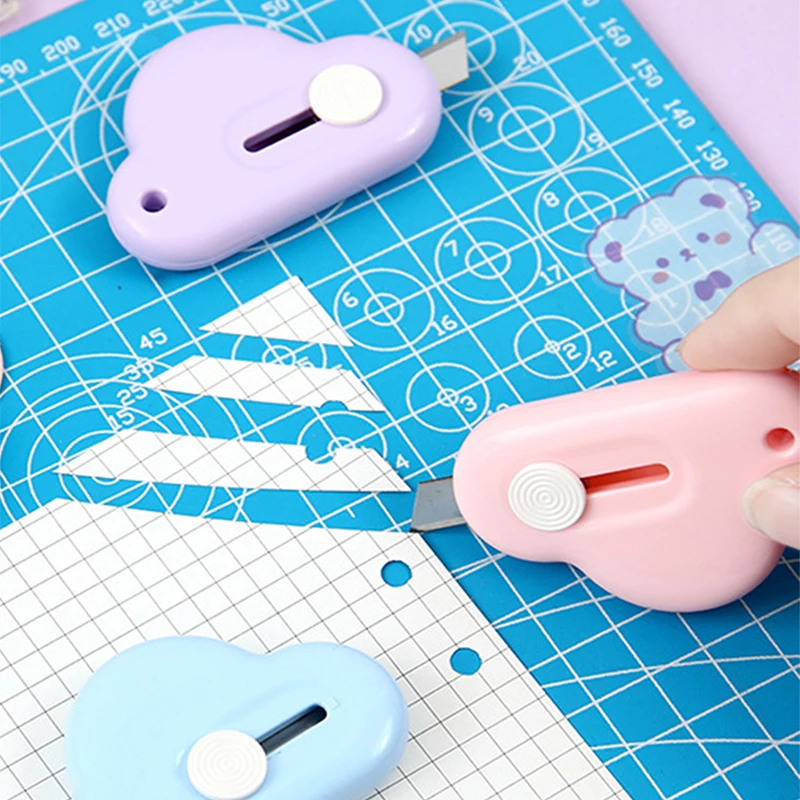 Mini Multi‑Functional Art Knife, Portable Pocket Tool with Extendable Scissors, Envelope & Express Parcel Opener for Daily Use