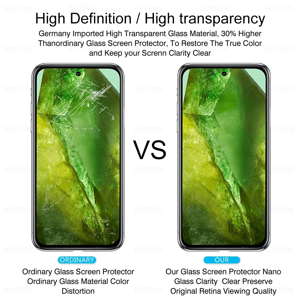 Protector de pantalla de vidrio templado para Google Pixel 8a 7a 6a 5G, película protectora para Pixel 7 A Pixel 6 7 8 a 8 Pro 8pro