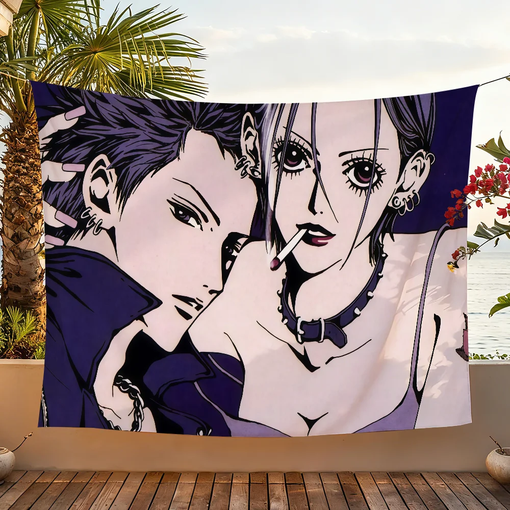 Classic Anime N-NANA-S flag For Garden Party Living Room Home Wall Decor Banner Bedroom Outdoor Tapestry