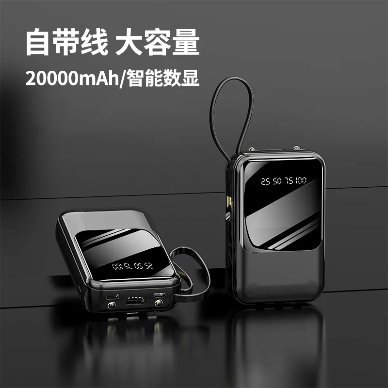 PowerBank 20000mAh 10000mAh Spare battery Portable Charger Mobile External Battery Fast charging For Camping iPhone Samsung