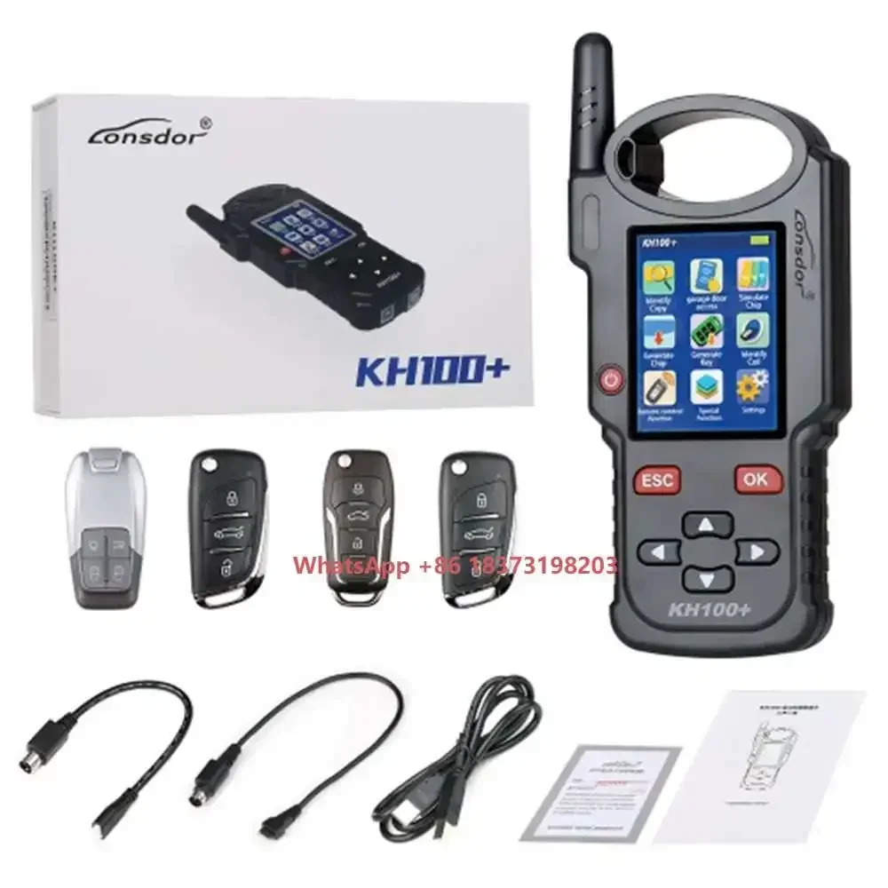 Lonsdor KH100+ Key Programmer Diagnostic Professional Identify Remote Smart Car Keys Immobilize IMMO Keys Programming Tool