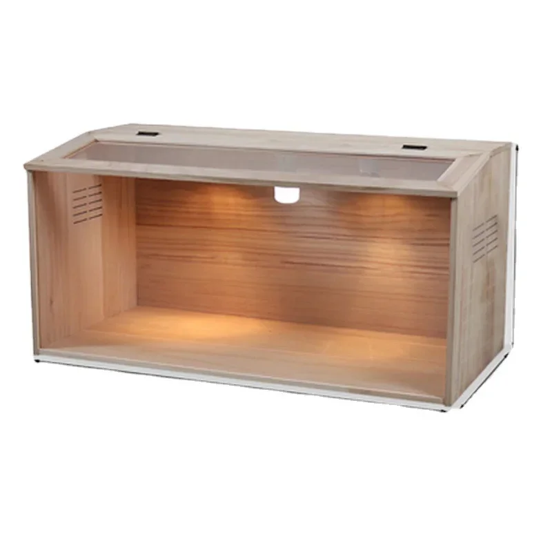 Breeding box, solid wood constant temperature brooding breeding, pet kennel cage, luxury independent station