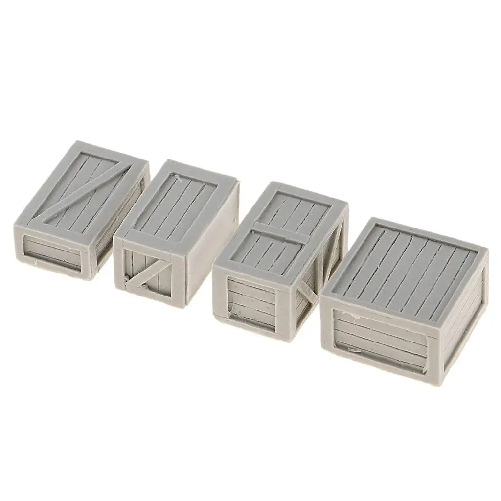 1/35 Resin Unpainted Stowage Ammunition Crates Accessories Set 4 Case