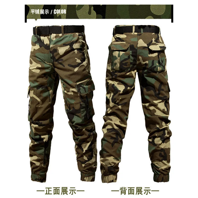 Camouflage jacket jacket suit men's tooling military military style