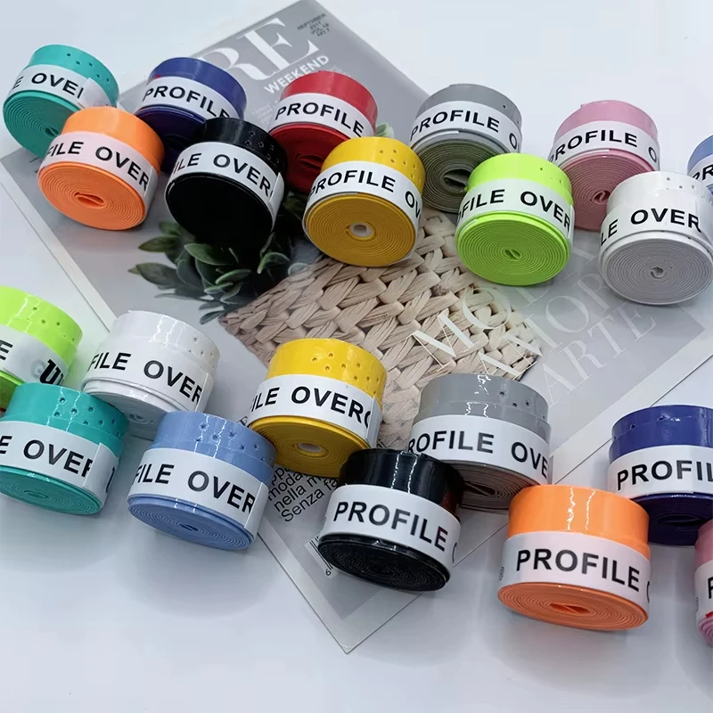 12 قطعة الأصلي ث تنس Overgrips المضادة للانزلاق امتصاص العرق الرياضة مضرب تنس الريشة القبضات العصابة الصيد قضبان قبضة