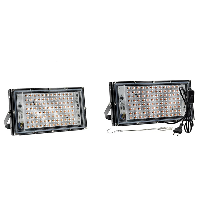 ABJY-LED 성장 빛 식물을위한 전체 스펙트럼 식물 램프 100W LED 성장 램프 Phytolamp 온실 성장 조명