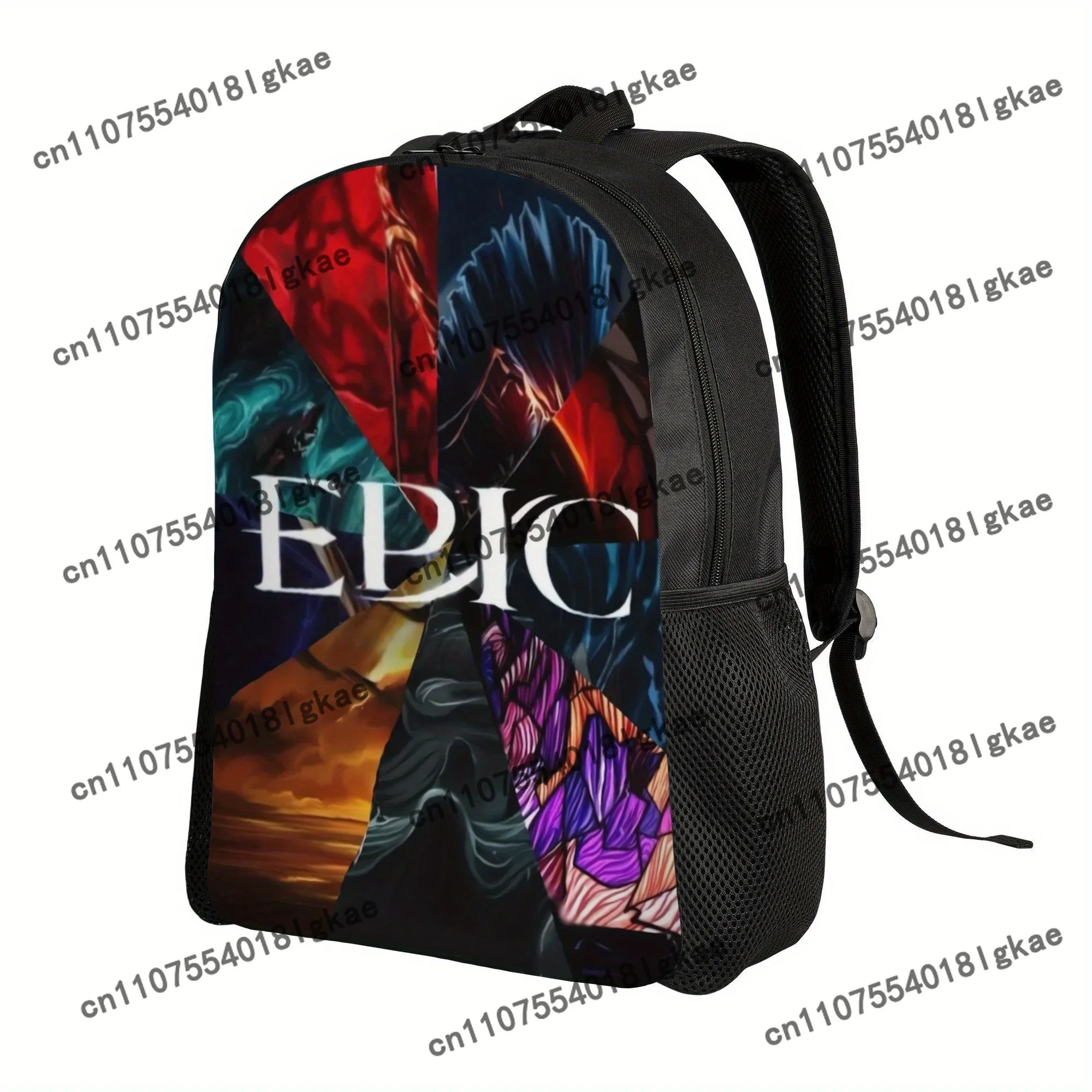 ZLIENSZUS Men'S Backpack - Epic Saga Movie Poster Design Backpack with One Main Compartment, Spacious School Bag for College, Tr
