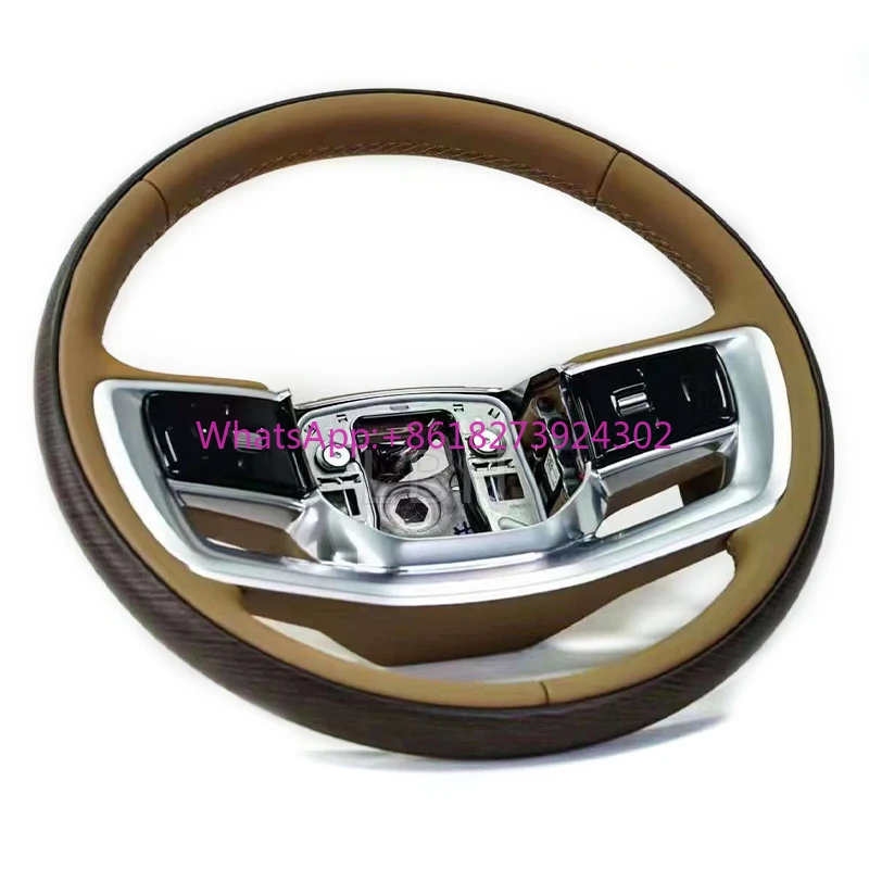 

Car New Style Black/Red Peach Wood Steering Wheel Assembly Fit for 2013-2017 Land Rover Range Rover Vogue Upgrades 2023 L460