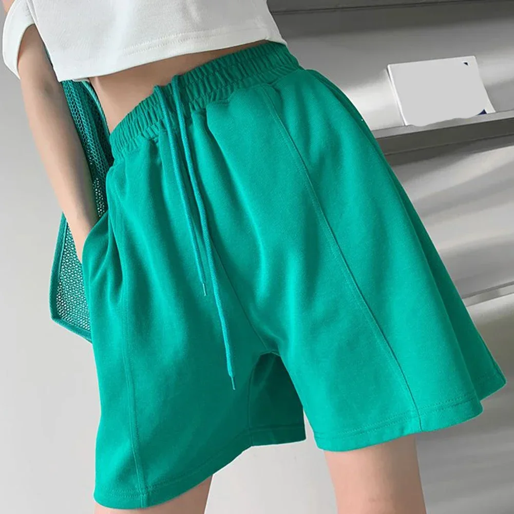 Casual Loose Soft Sports Shorts Casual Sports Shorts High Waist Shorts Suitable For Autumn Suitable For Spring