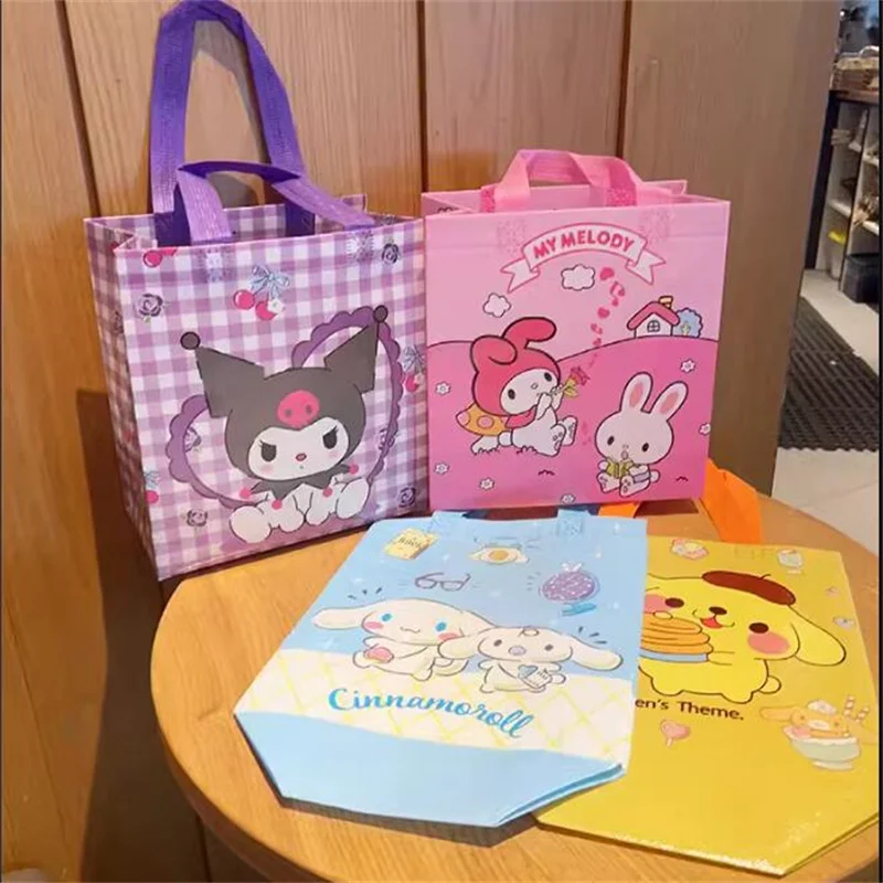 Imagem -06 - Sanrio Lápis Case para Papelaria Pen Bolsa Sanrio Kuromi Melody Cinnamoroll Pompompompurin Papelaria Bonito School Supply 24 Pcs Lot