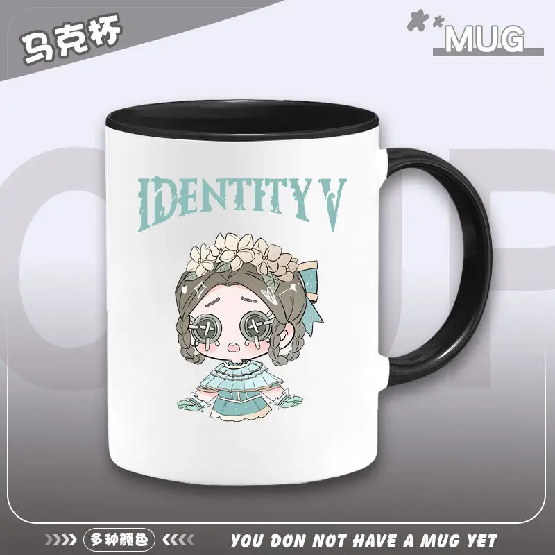 Identidade V Anime Jogo Cos Jardim Dançarina Feminina Naiad Geisha Etc. Caneca de cerâmica unissex simples com bloqueio de cor e presente de copo de água