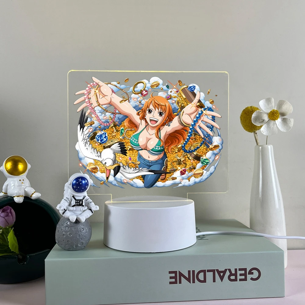 Print Eendelige Acryl Lamp Voor Geboorte Dag Cadeau Nachtlampje Kerstcadeaus Anime Tafellamp Decor