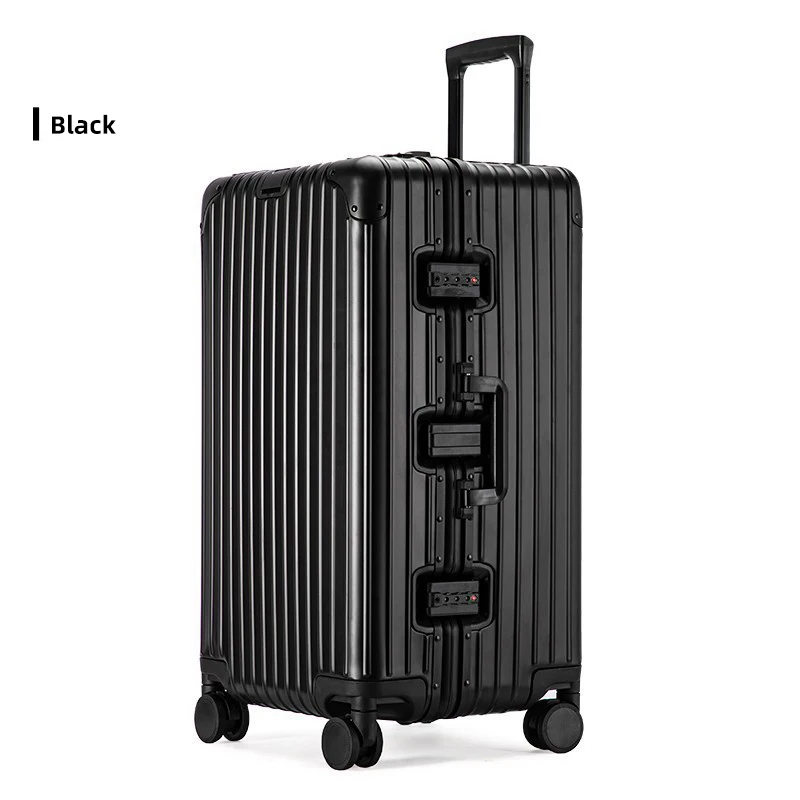 Reiskoffer van aluminium-magnesiumlegering, rolkoffer, handbagage